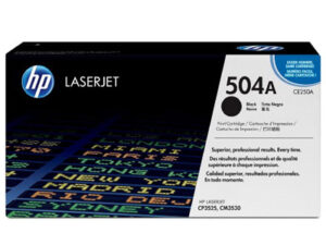 HP 504A fekete eredeti toner (CE250A)