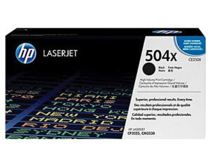 HP 504X fekete eredeti toner (CE250X)